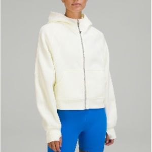 Scuba oversized full zip hoodie